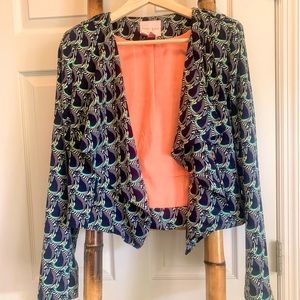 Romeo & Juliet Couture Fox Swing Jacket Epaulettes